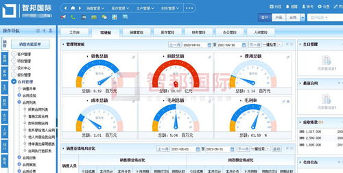 智邦国际ERP系统 三链合一,打造企业无限连接智能生态