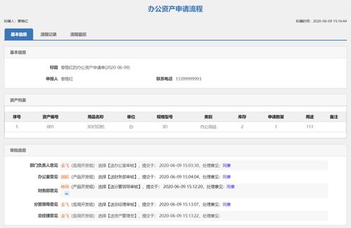 oa办公 固定资产管理,it管理新时代